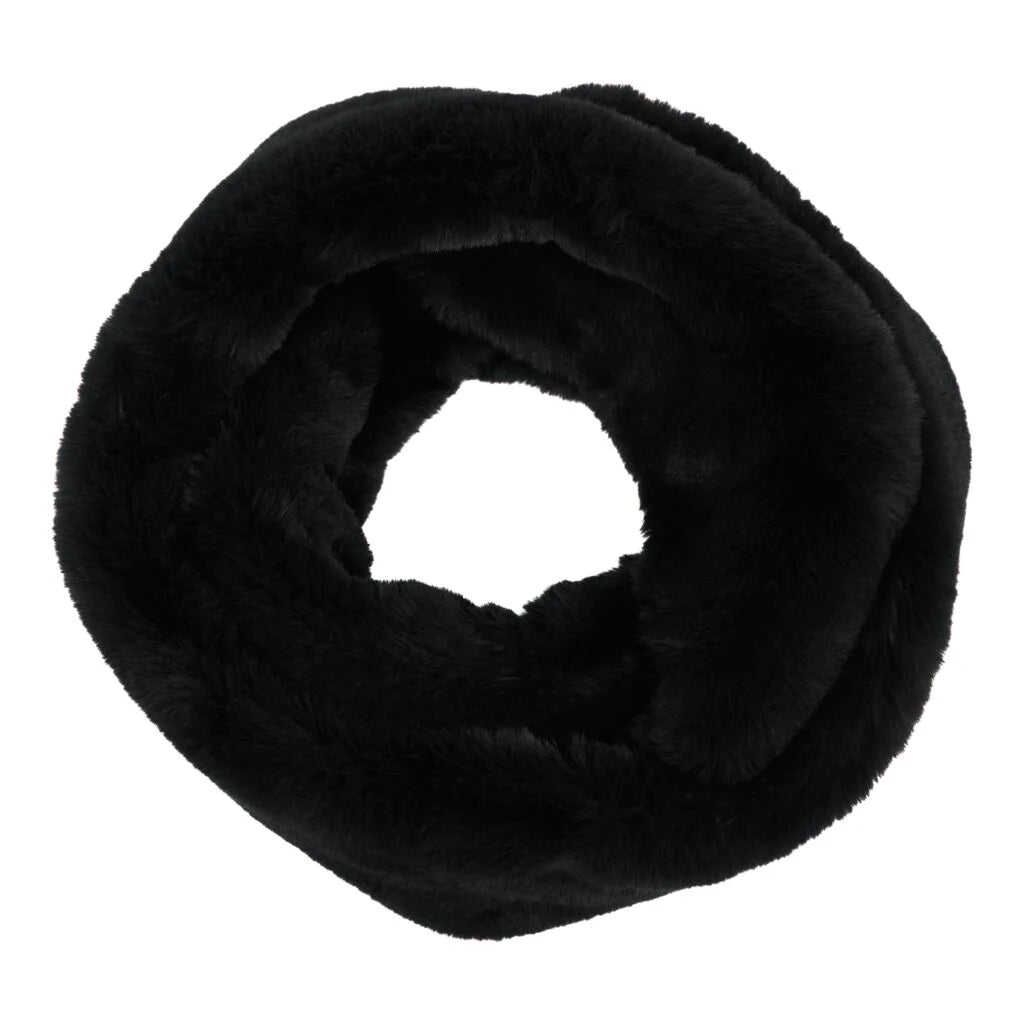 Faux Bunny Fur Infinity Scarf