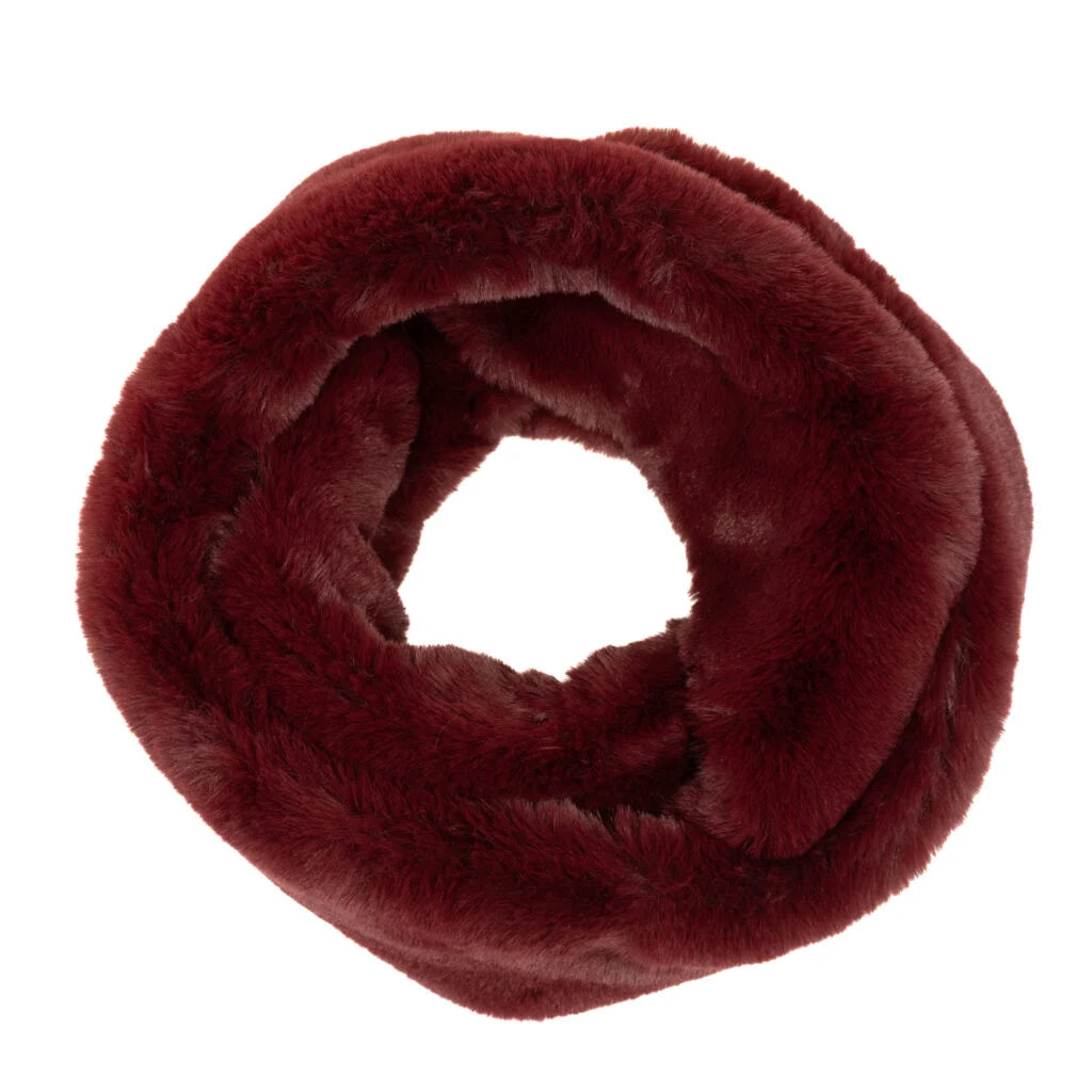 Faux Bunny Fur Infinity Scarf