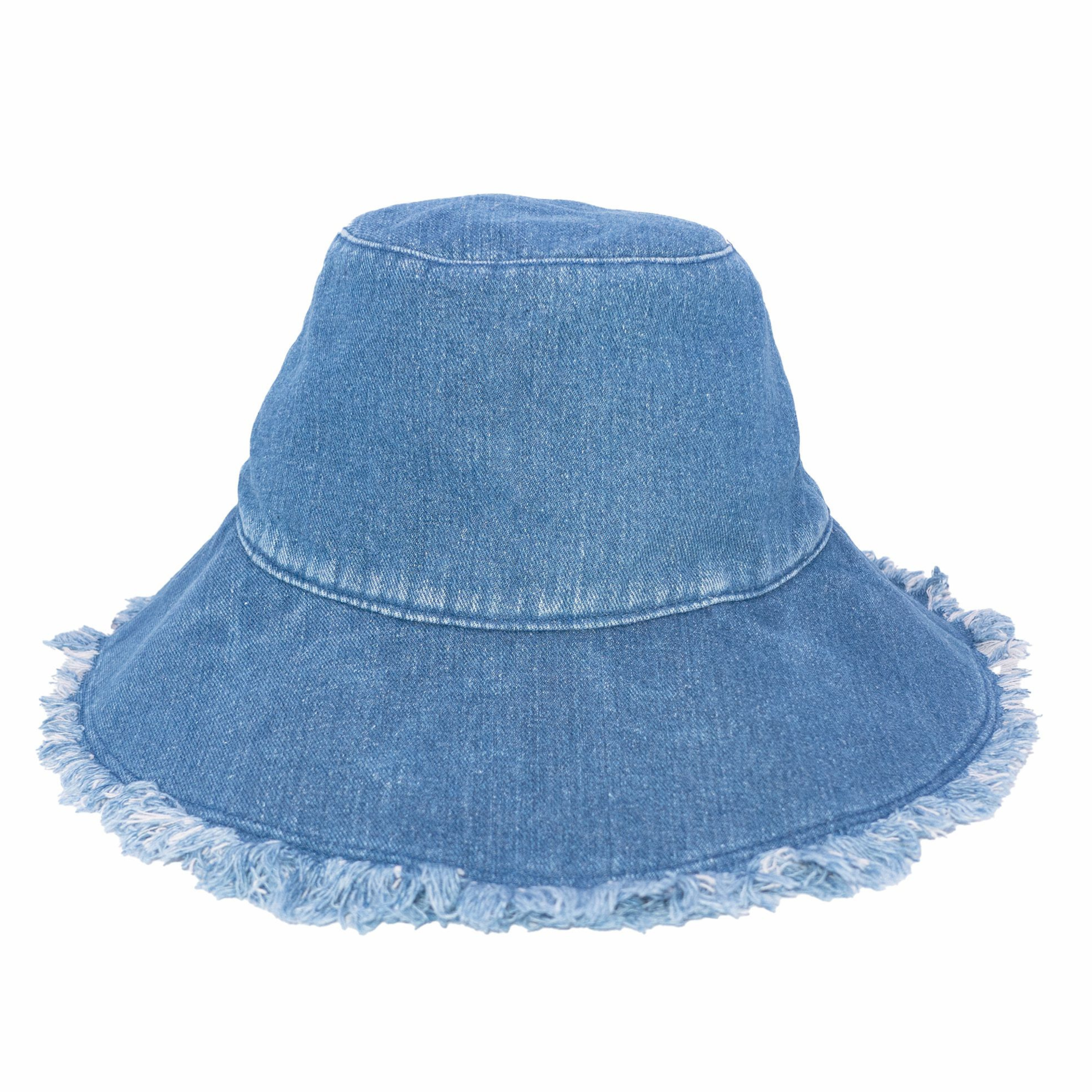Sprigs Denim Fringe Sun Hat