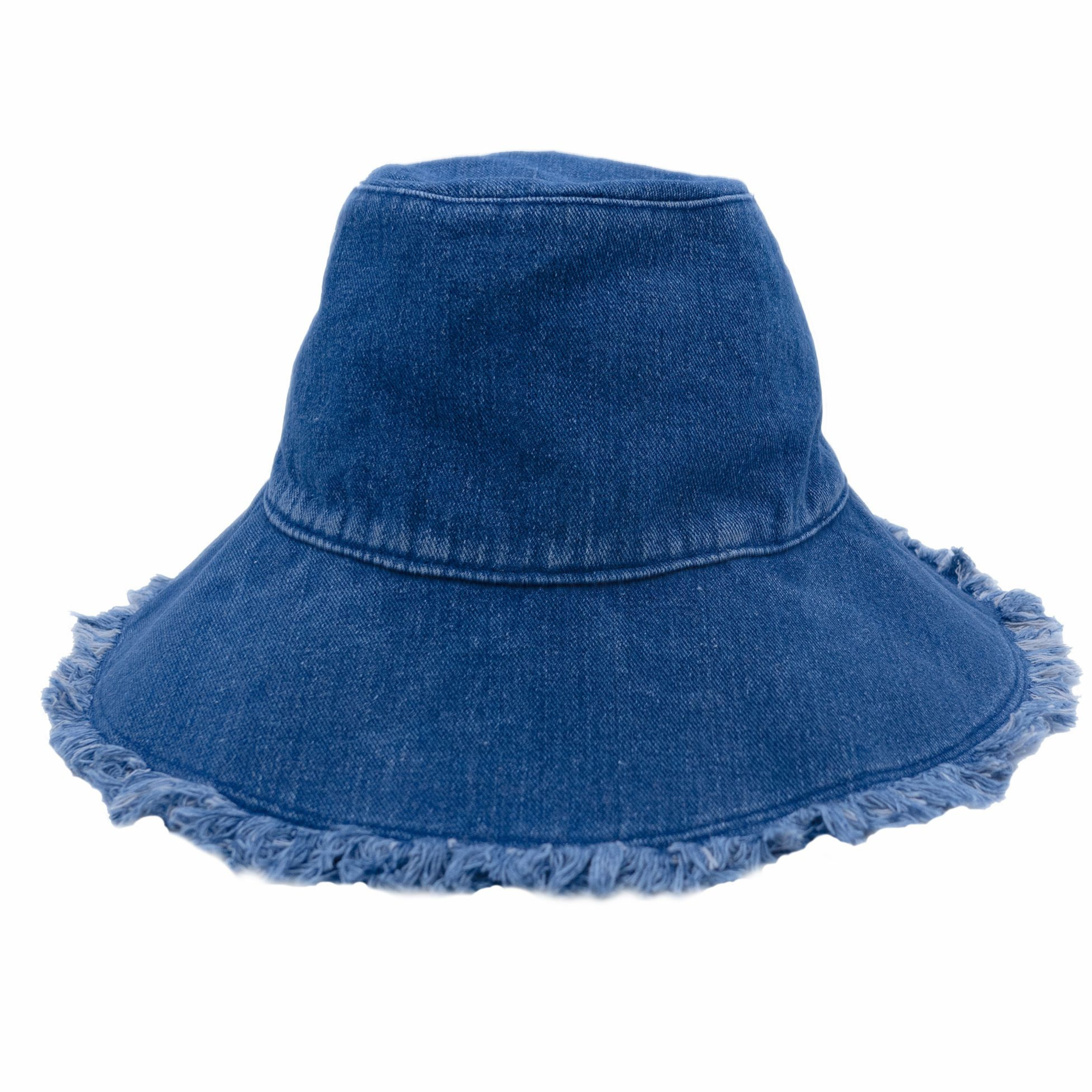 Sprigs Denim Fringe Sun Hat