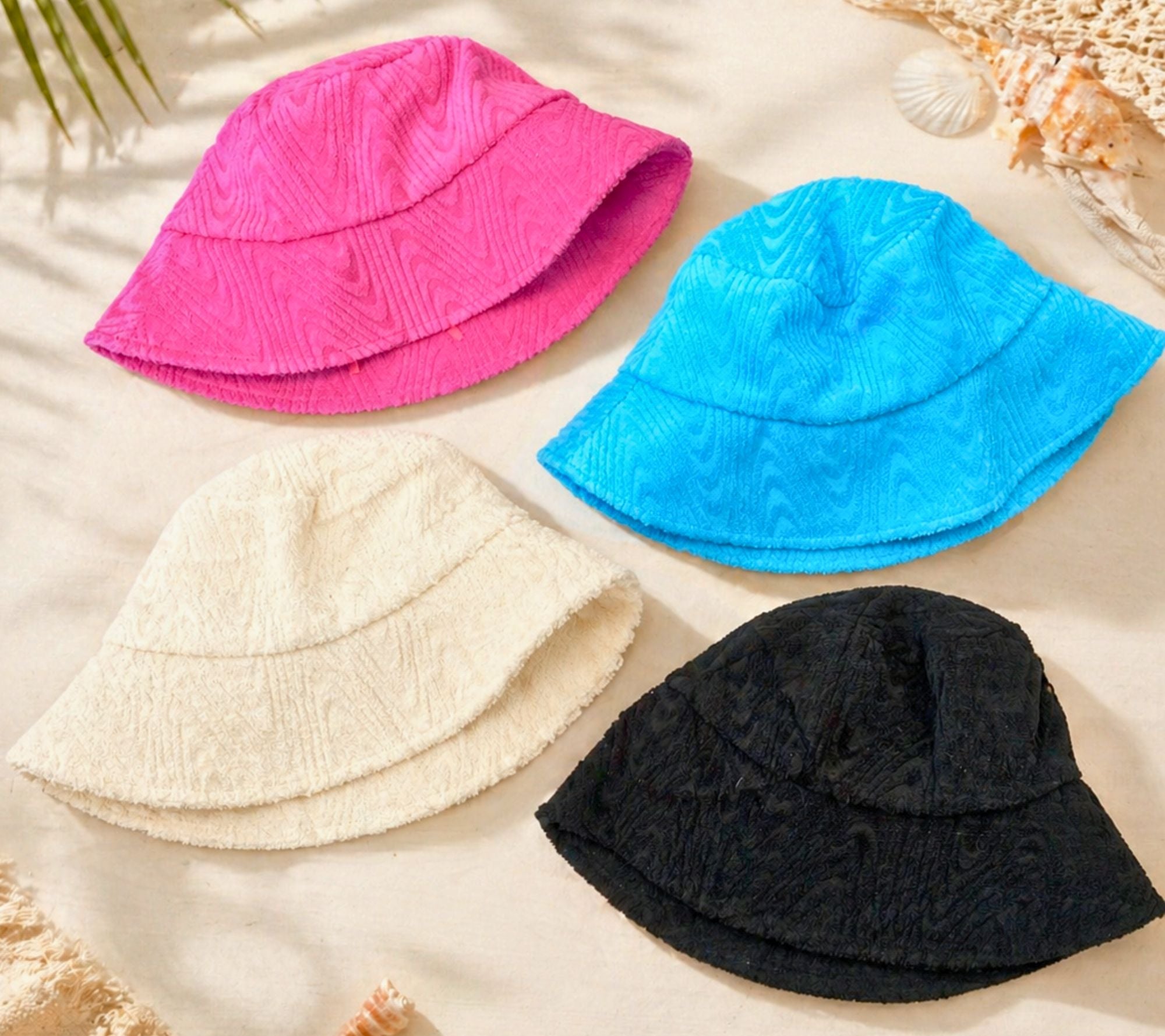 Sprigs Textured Terry Bucket Hat