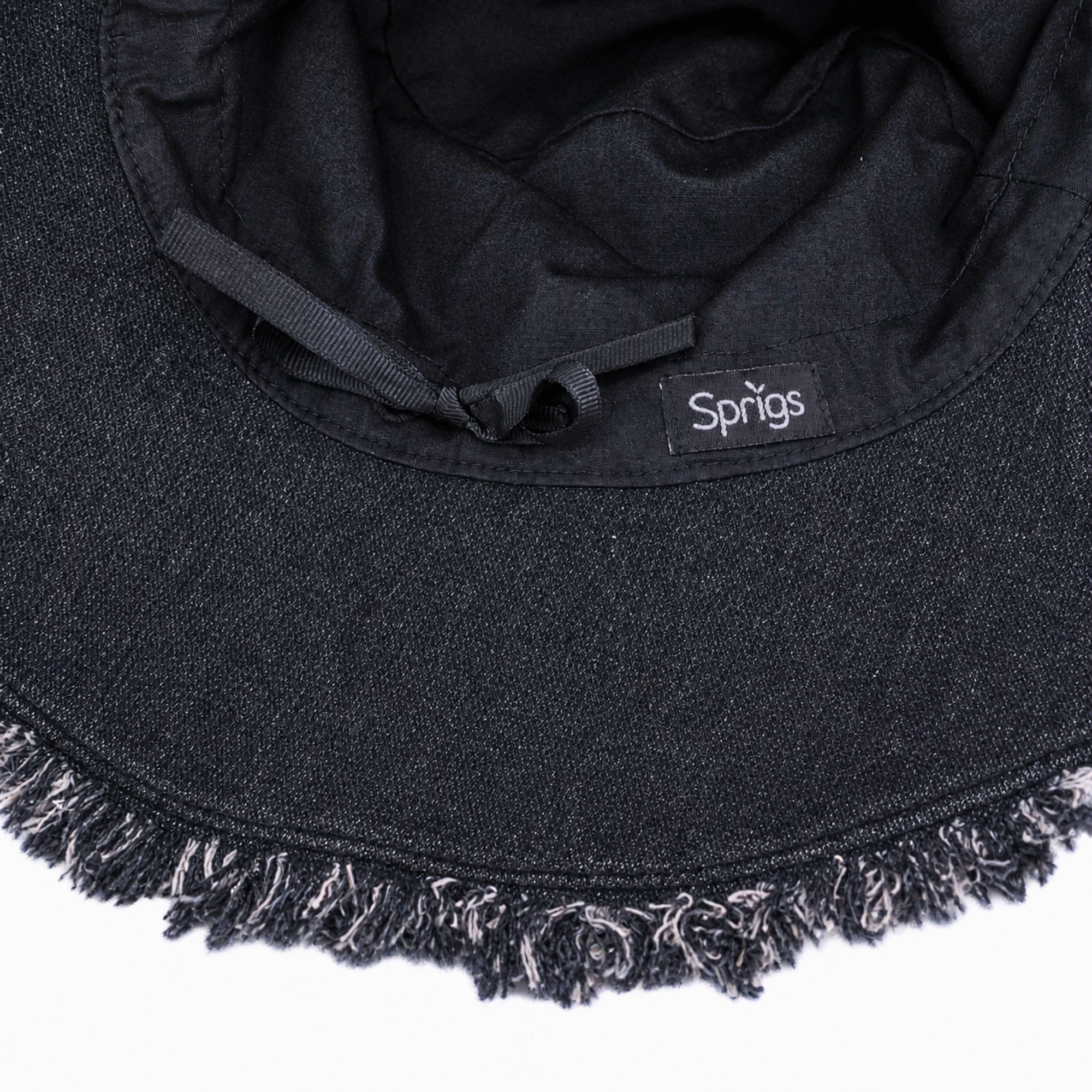 Sprigs Denim Fringe Sun Hat