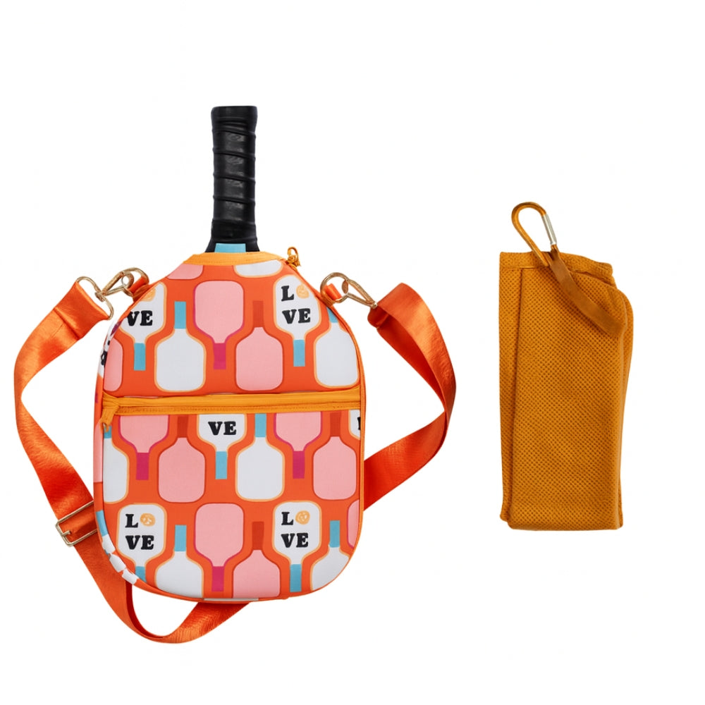 Pickleball Paddle Cover + Cooling Towel Set