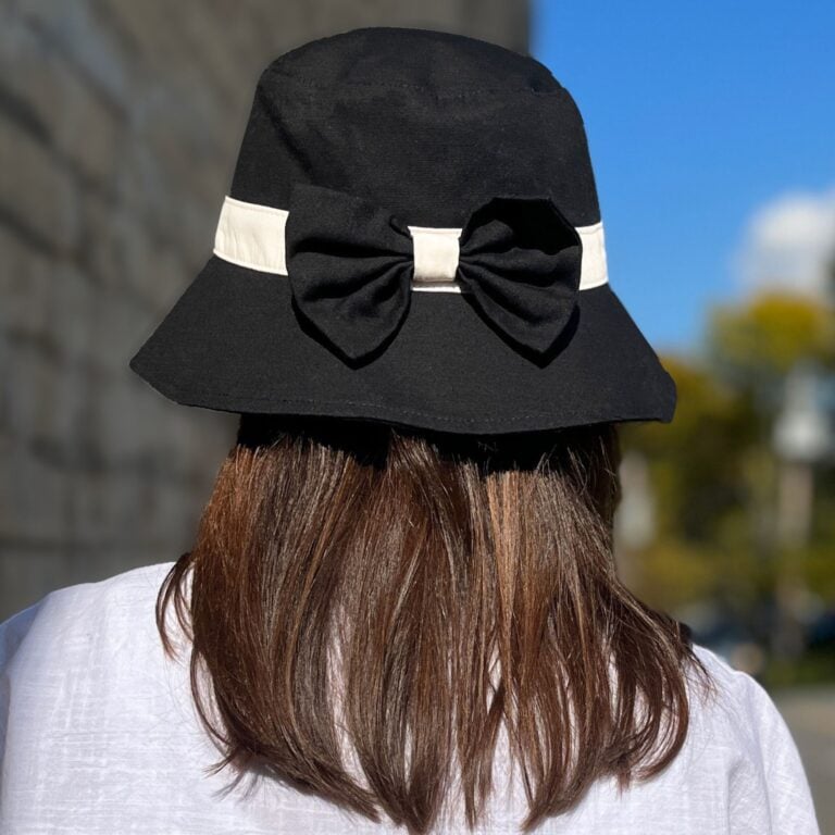 Bow Back Bucket Hat