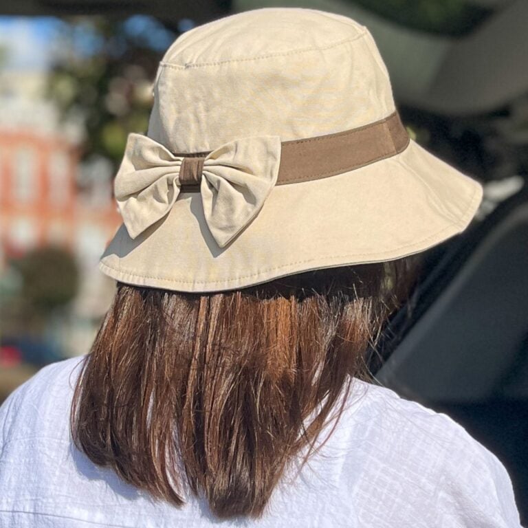 Bow Back Bucket Hat