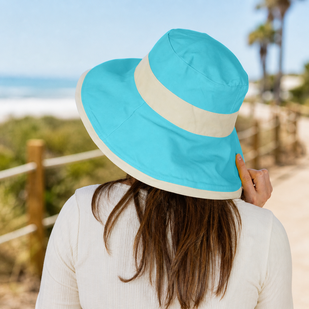 Sprigs Big Brim Hat With Chin Cord
