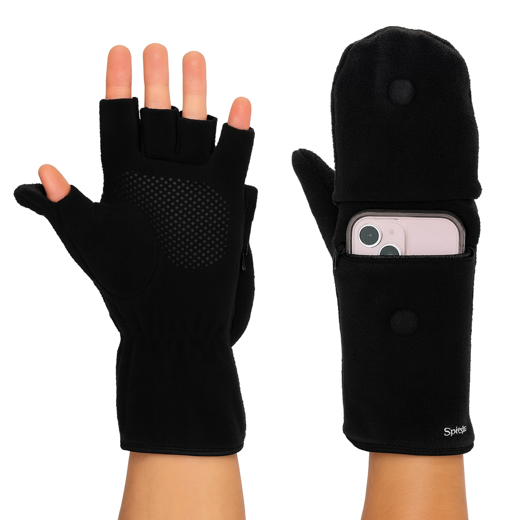 mitt handschuhe Sprigs Multi Mitt Gloves With Pocket Solid Black