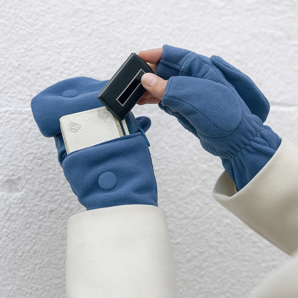 Sprigs Multi Mitt Gloves With Pocket Solid
