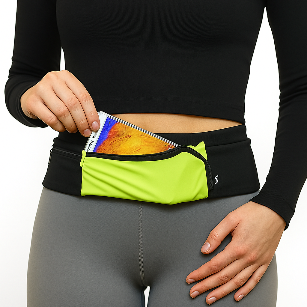 3 Pocket Run Belt Solid