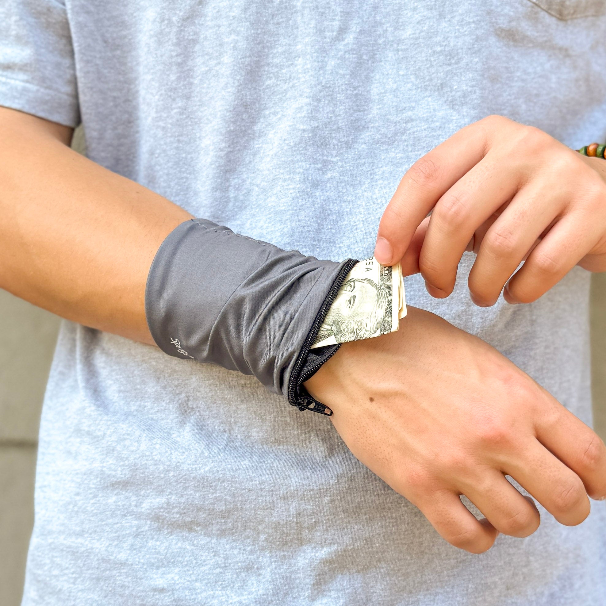 1 Pocket Batik Wrist Wallet