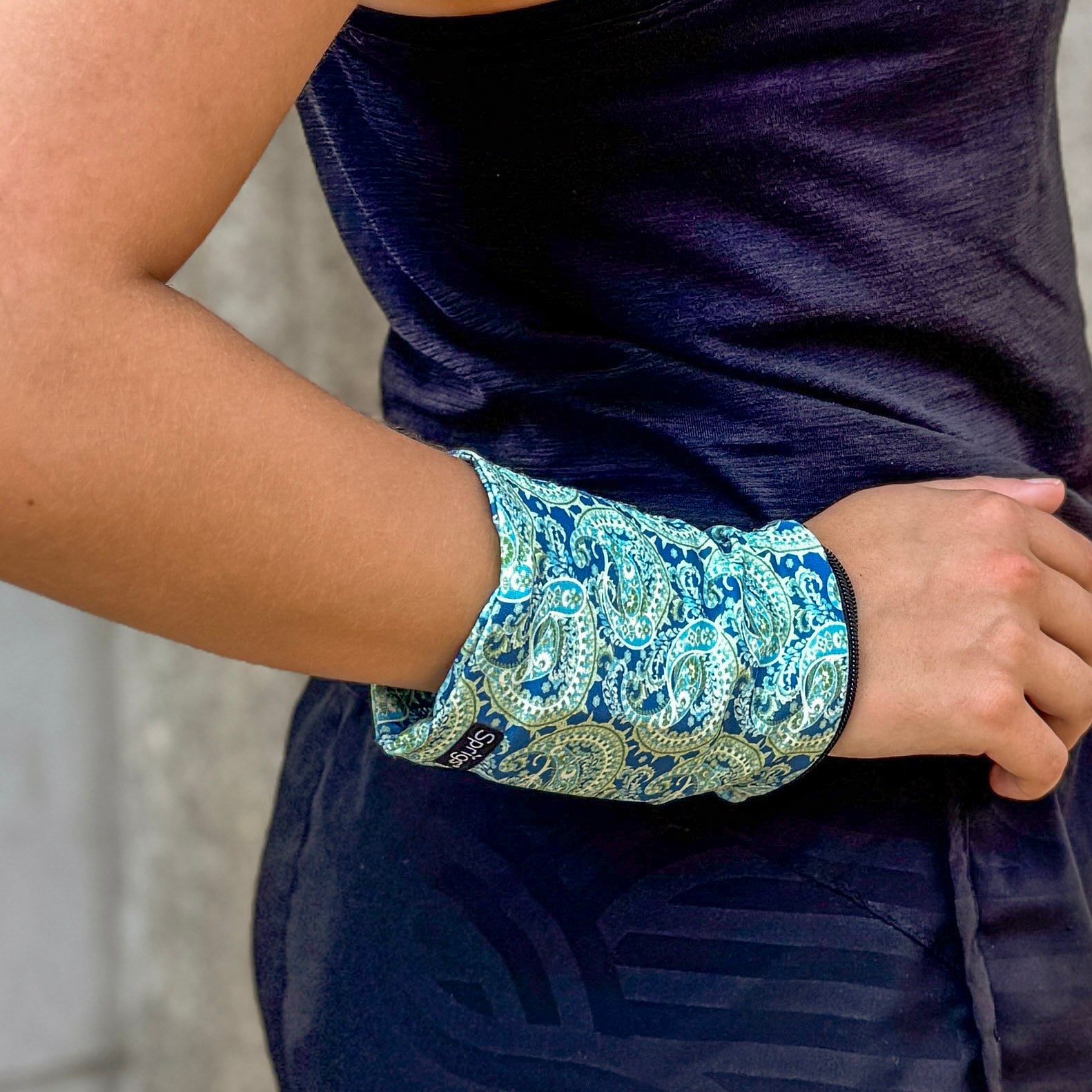 1 Pocket Batik Wrist Wallet