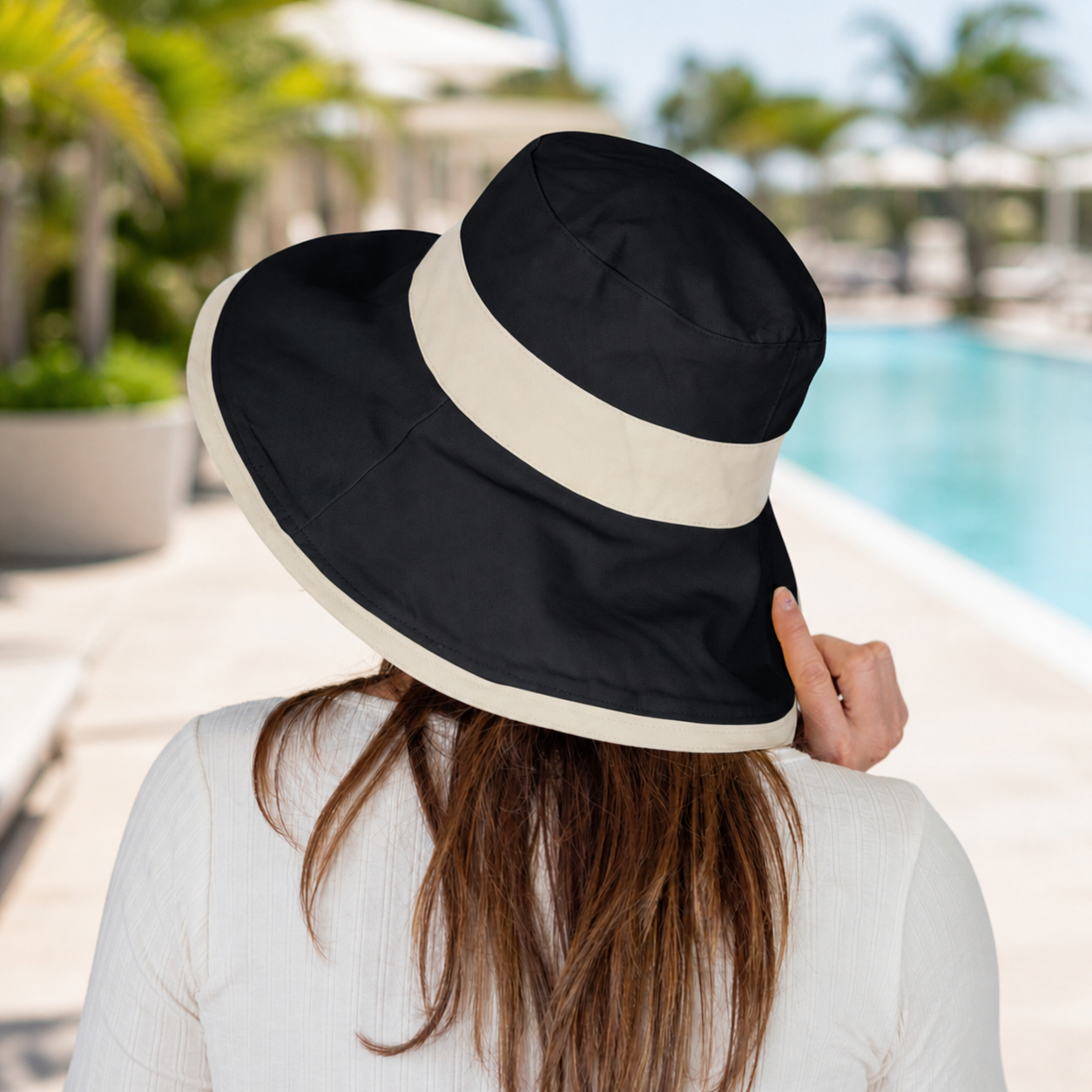 Sprigs Big Brim Hat With Chin Cord