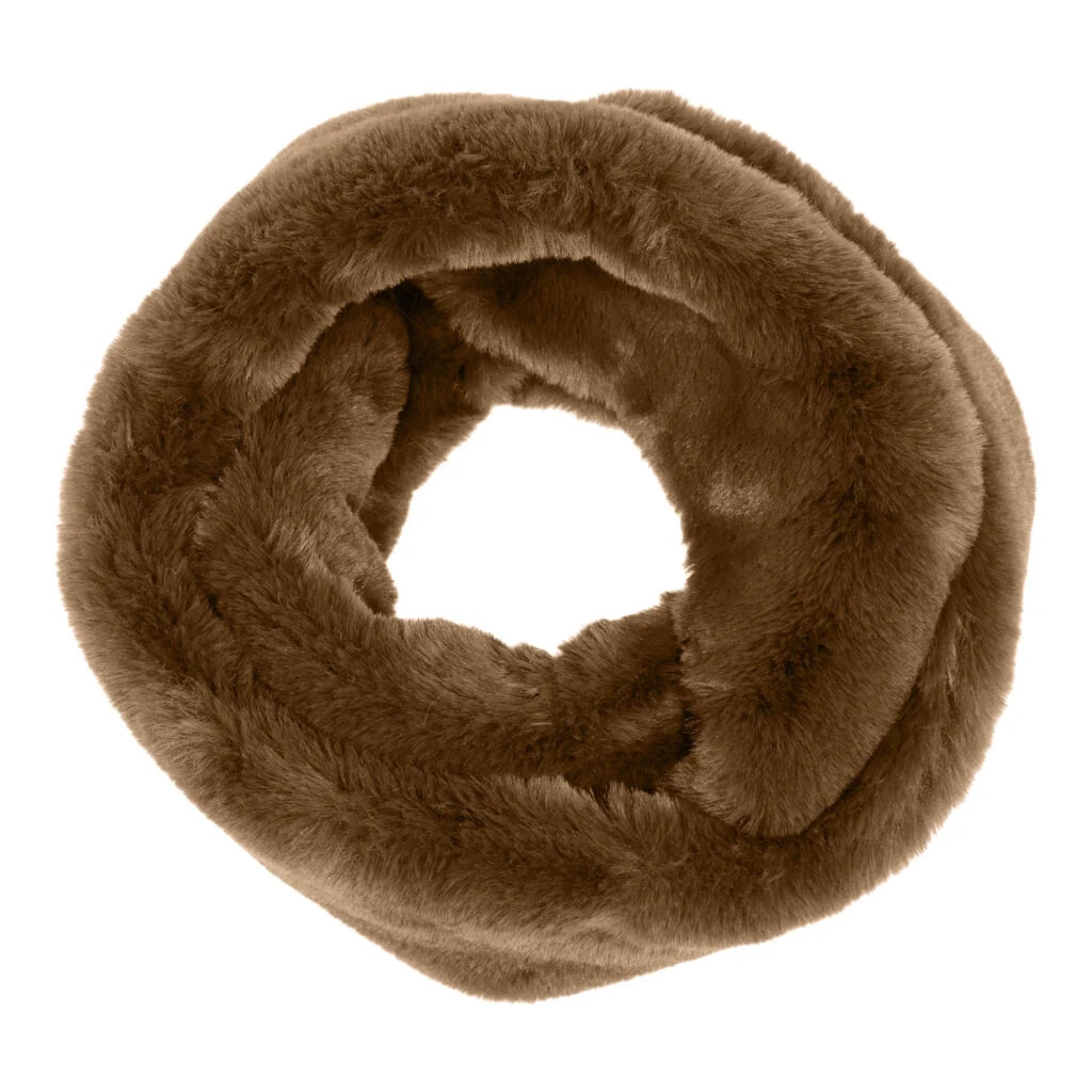 Faux Bunny Fur Infinity Scarf