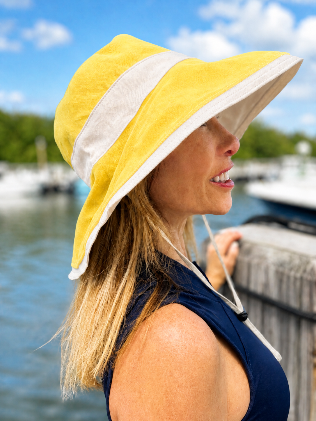 Sprigs Big Brim Hat With Chin Cord