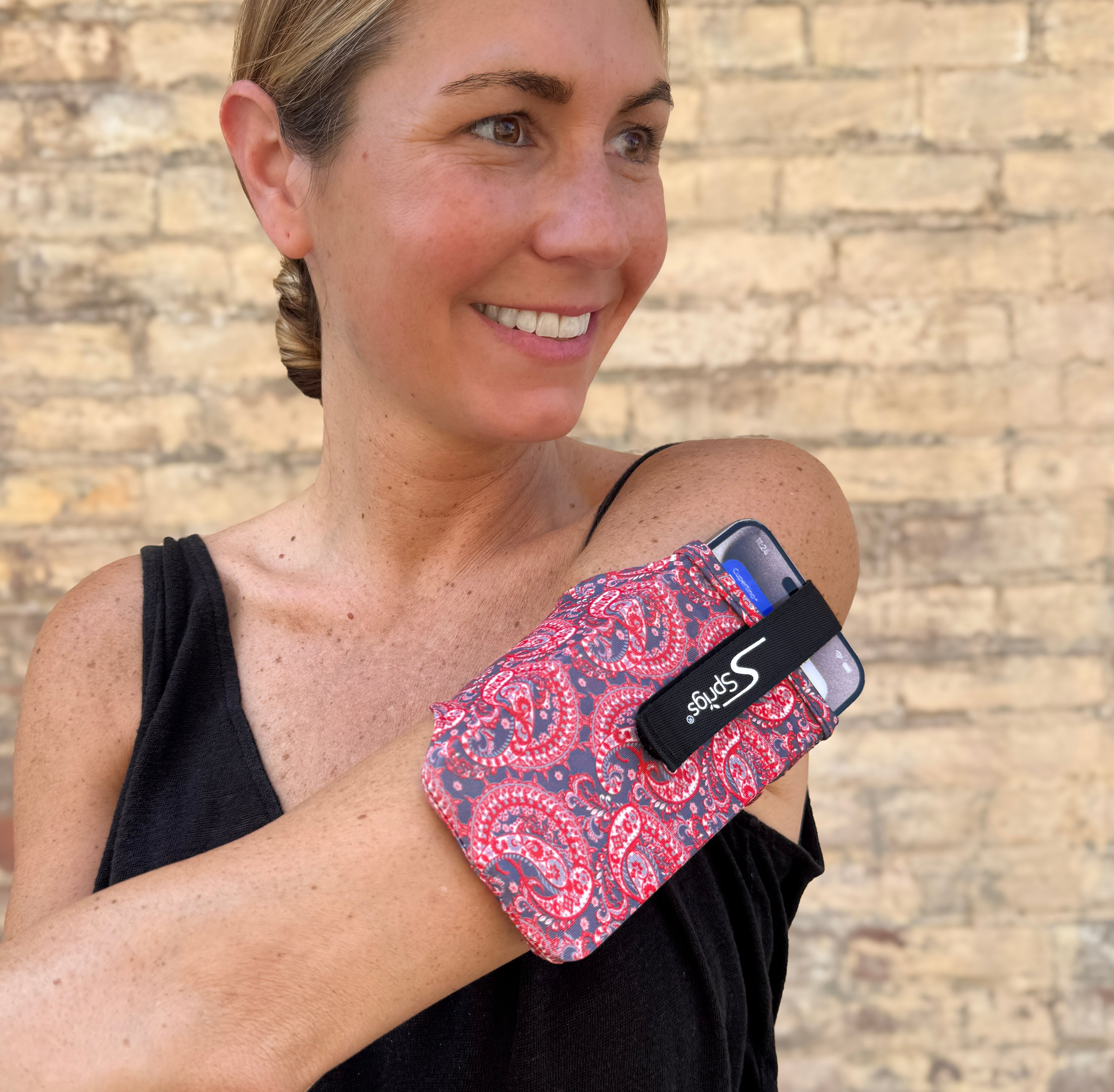 Sprigs Paisley Running Armband Sleeve