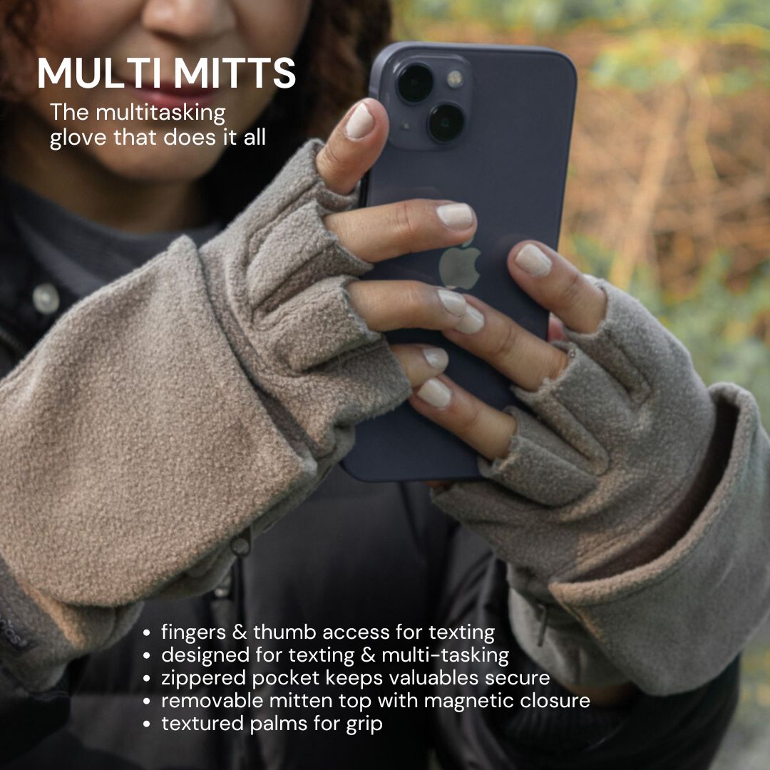 Sprigs Multi Mitt Gloves With Pocket Solid