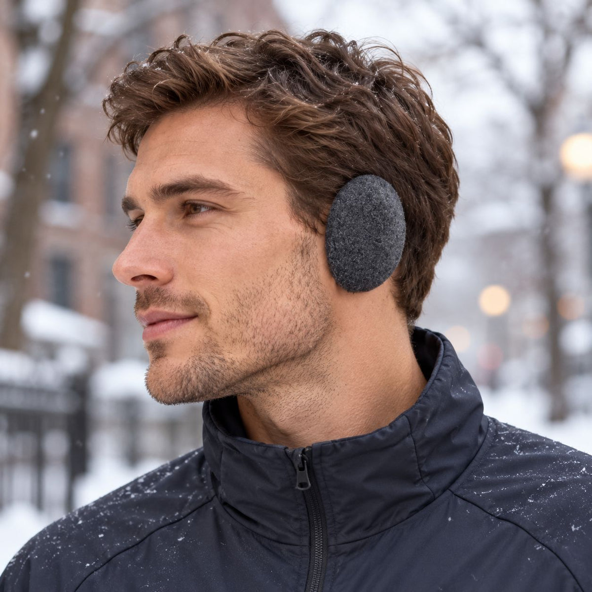 Solid Fleece EarBags Bandless Ear Warmers