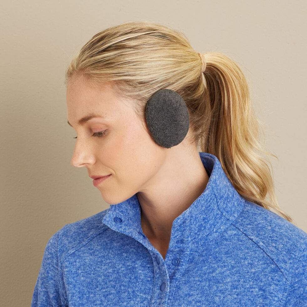 Solid Fleece EarBags Bandless Ear Warmers