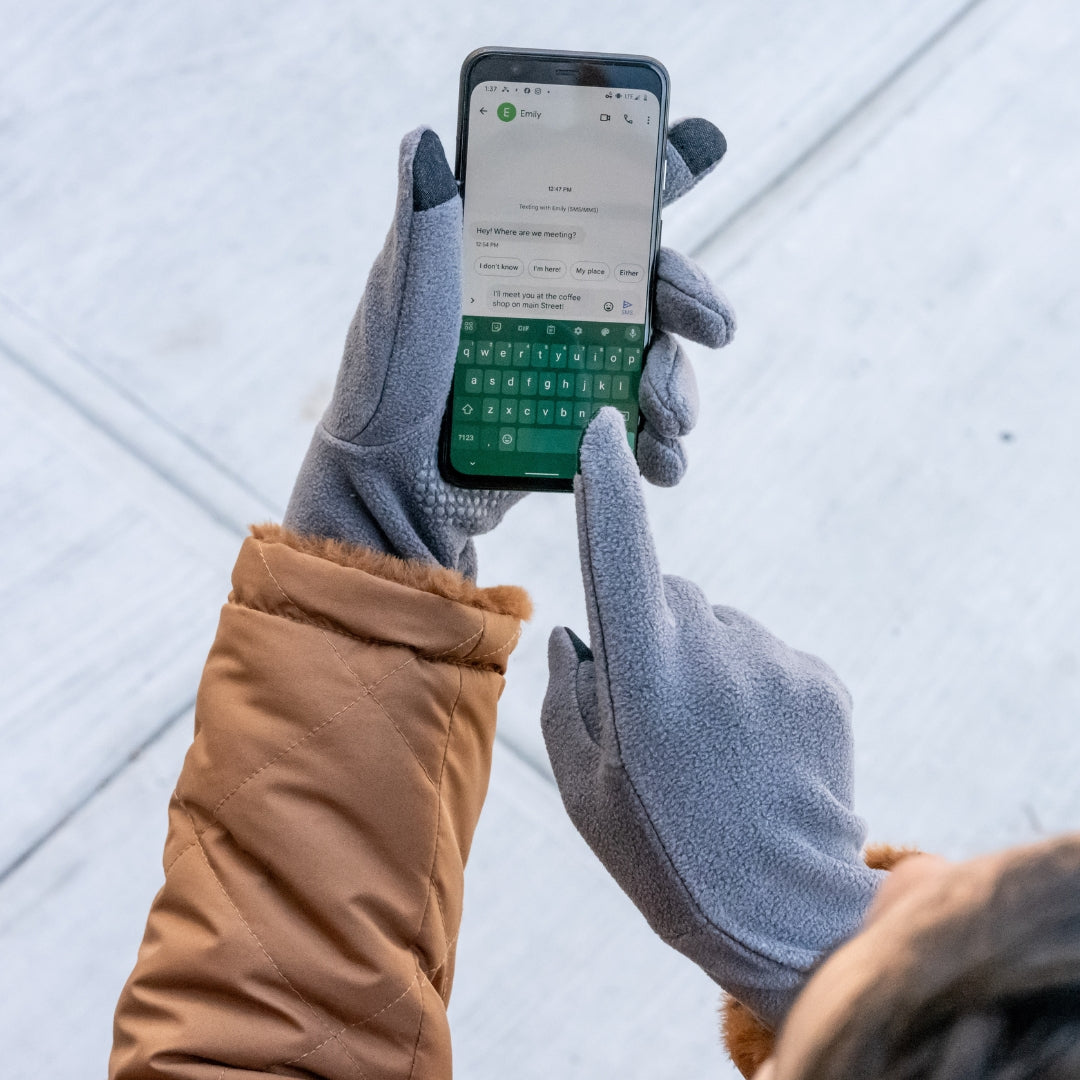 Perfect Fit Fleece Texting Gloves