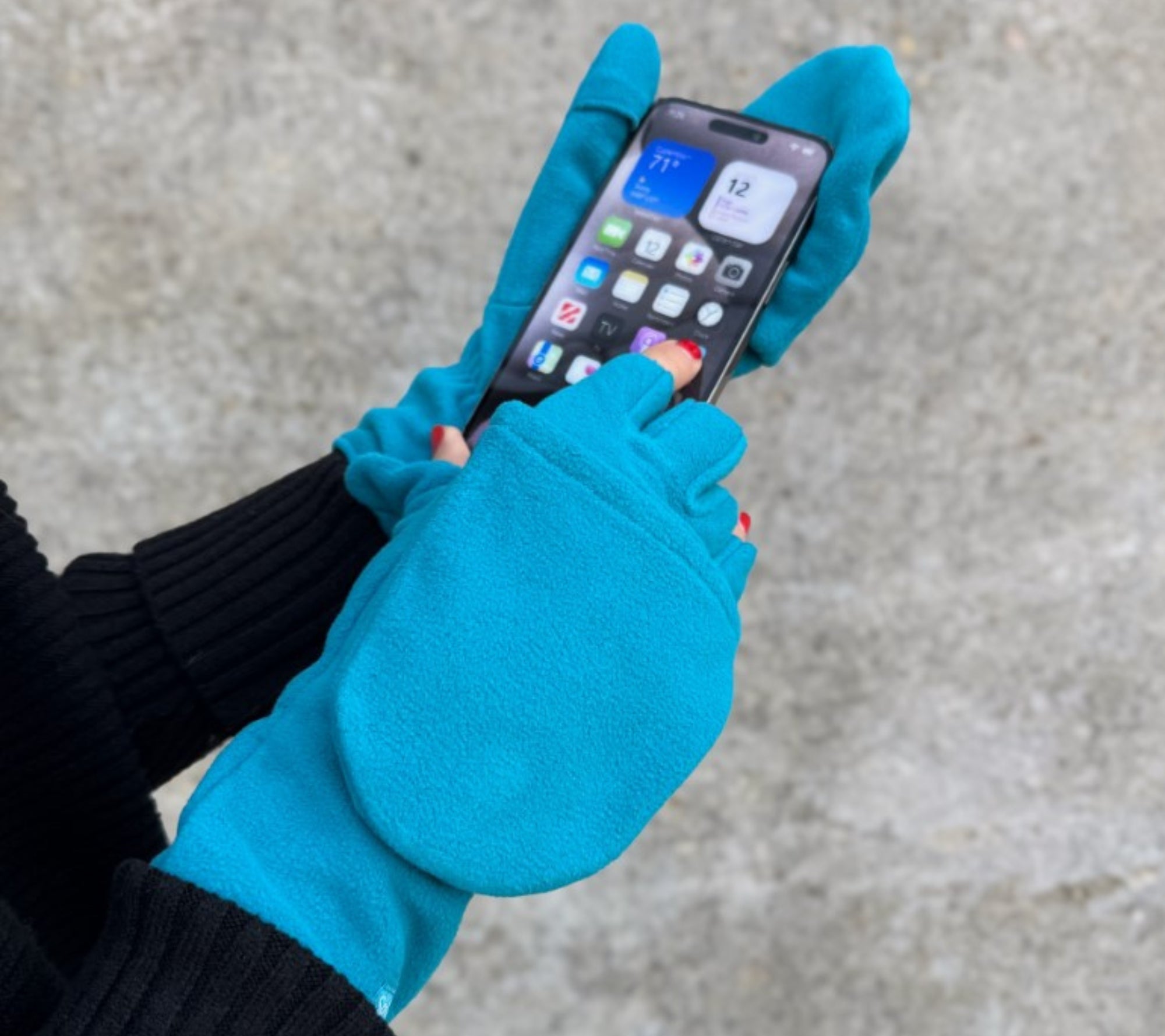 Sprigs Multi Mitt Gloves With Pocket Solid