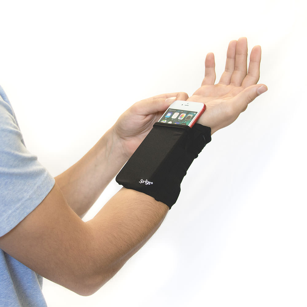 2 Pocket Solid Wrist Wallet