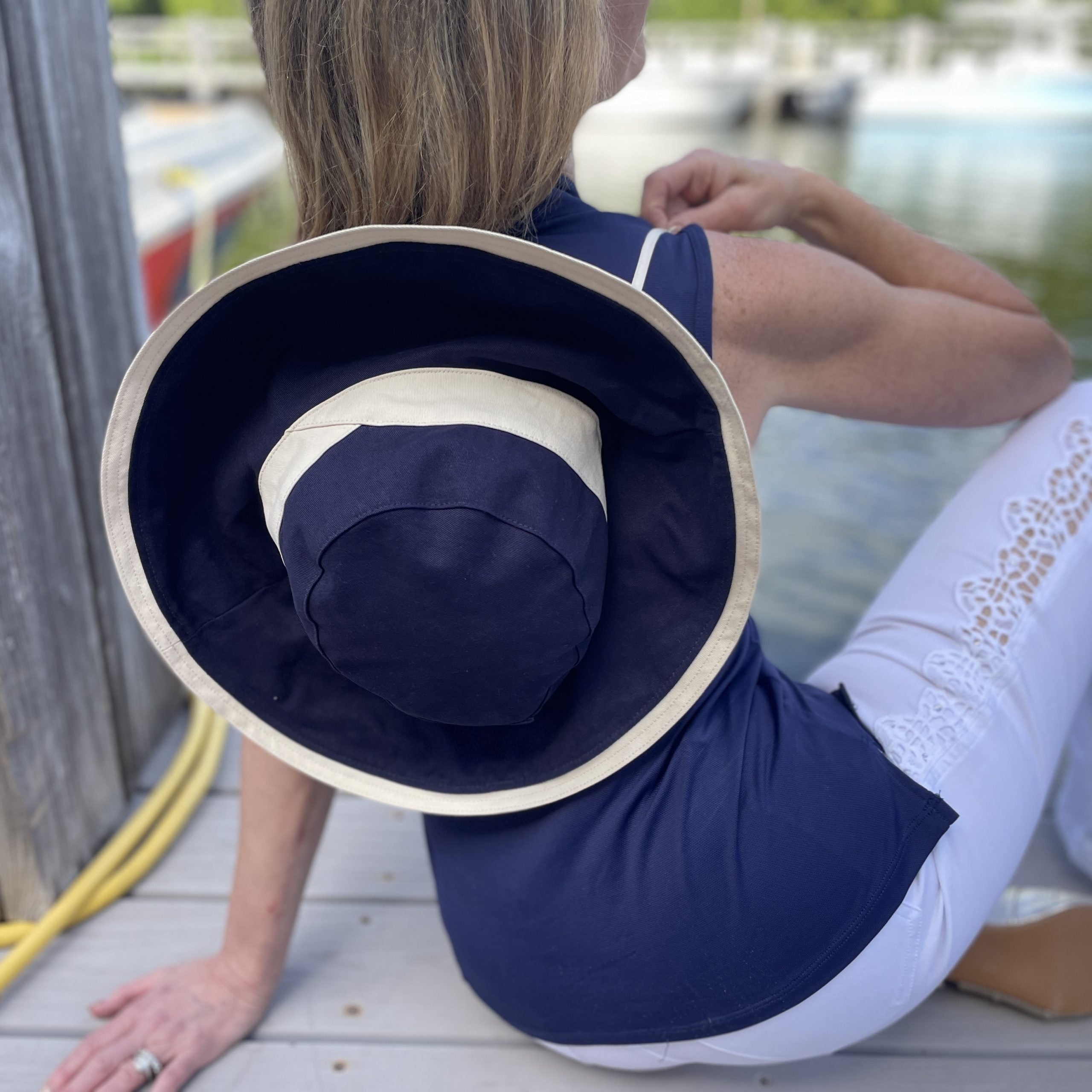 Sprigs Big Brim Hat With Chin Cord