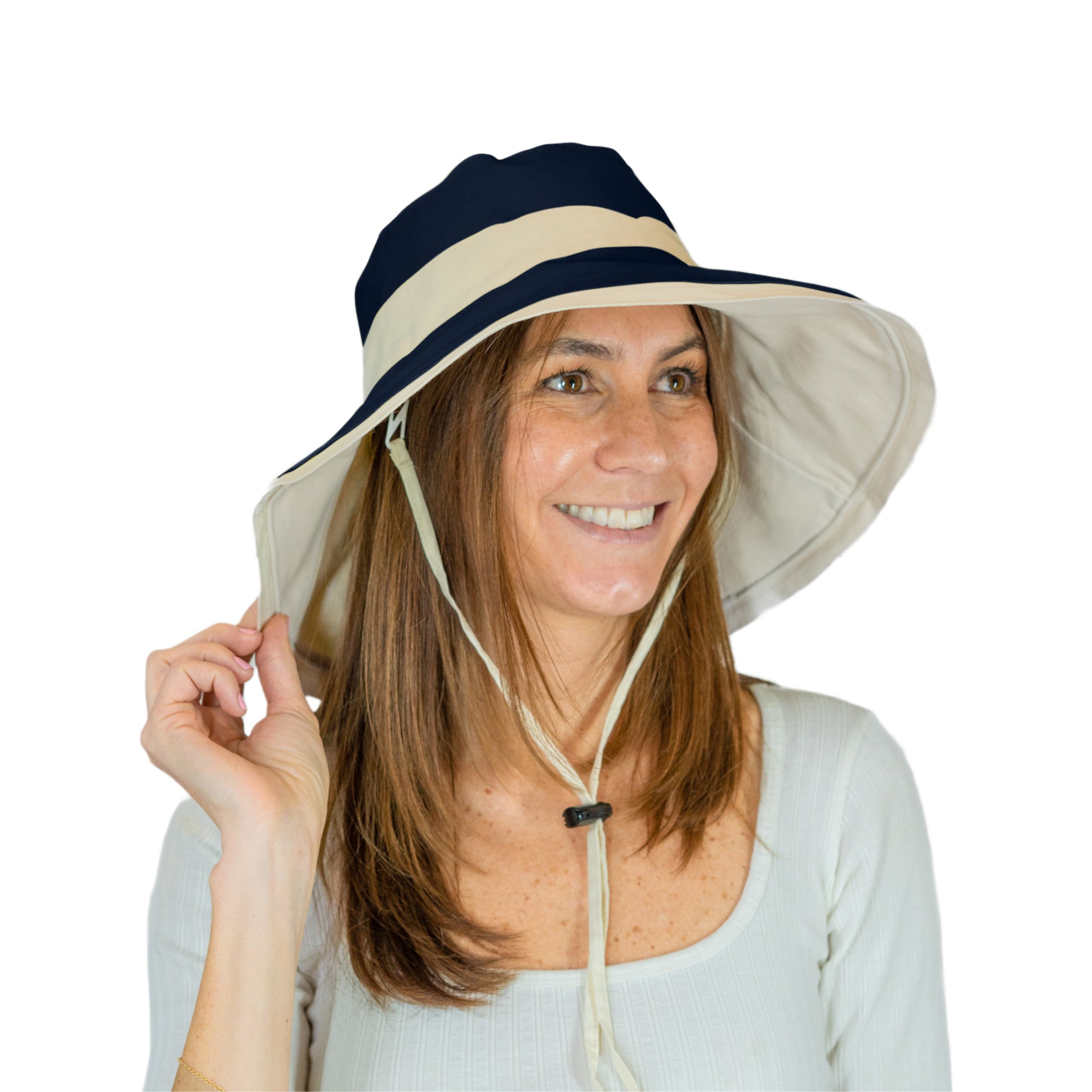 Sprigs Big Brim Hat With Chin Cord