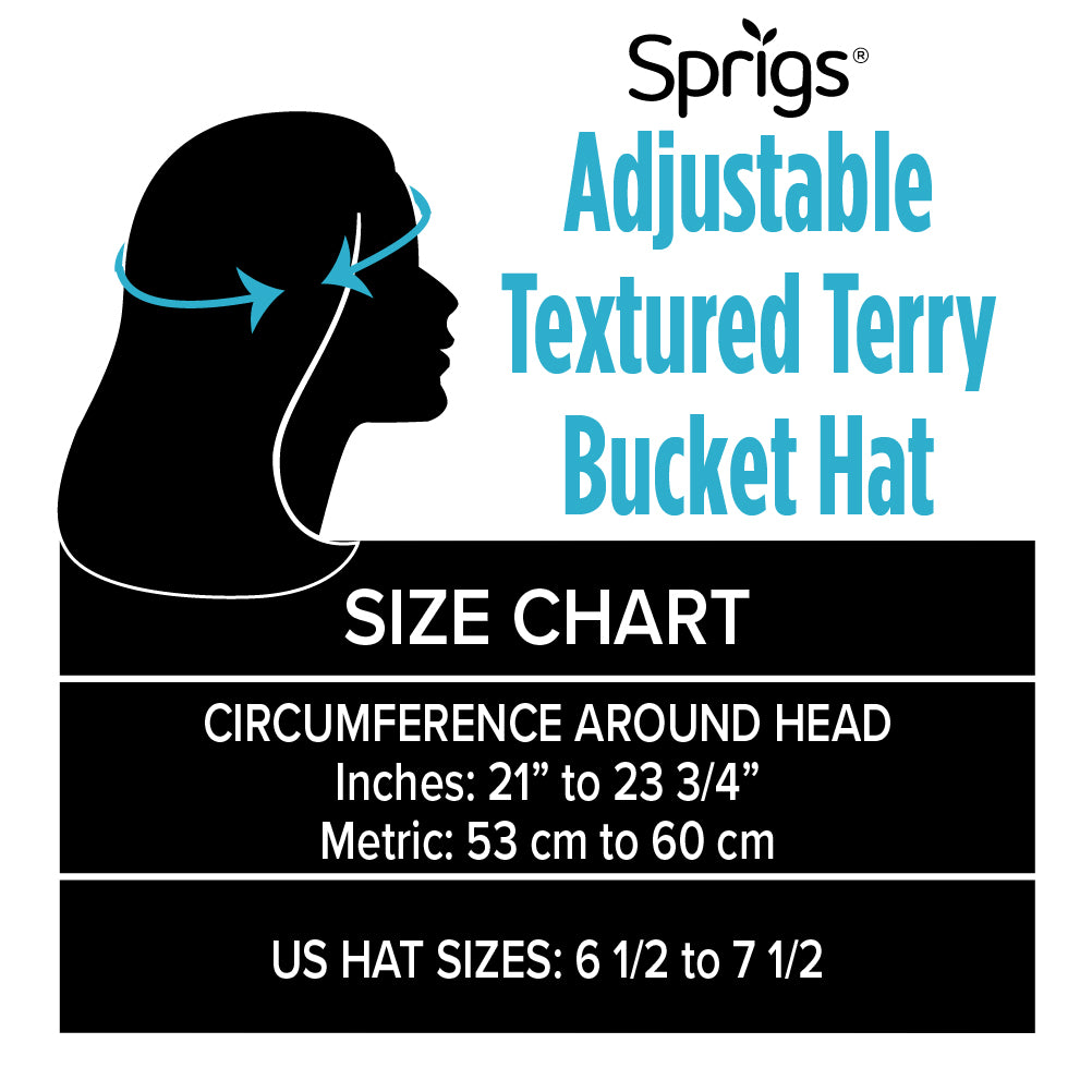 Sprigs Textured Terry Bucket Hat