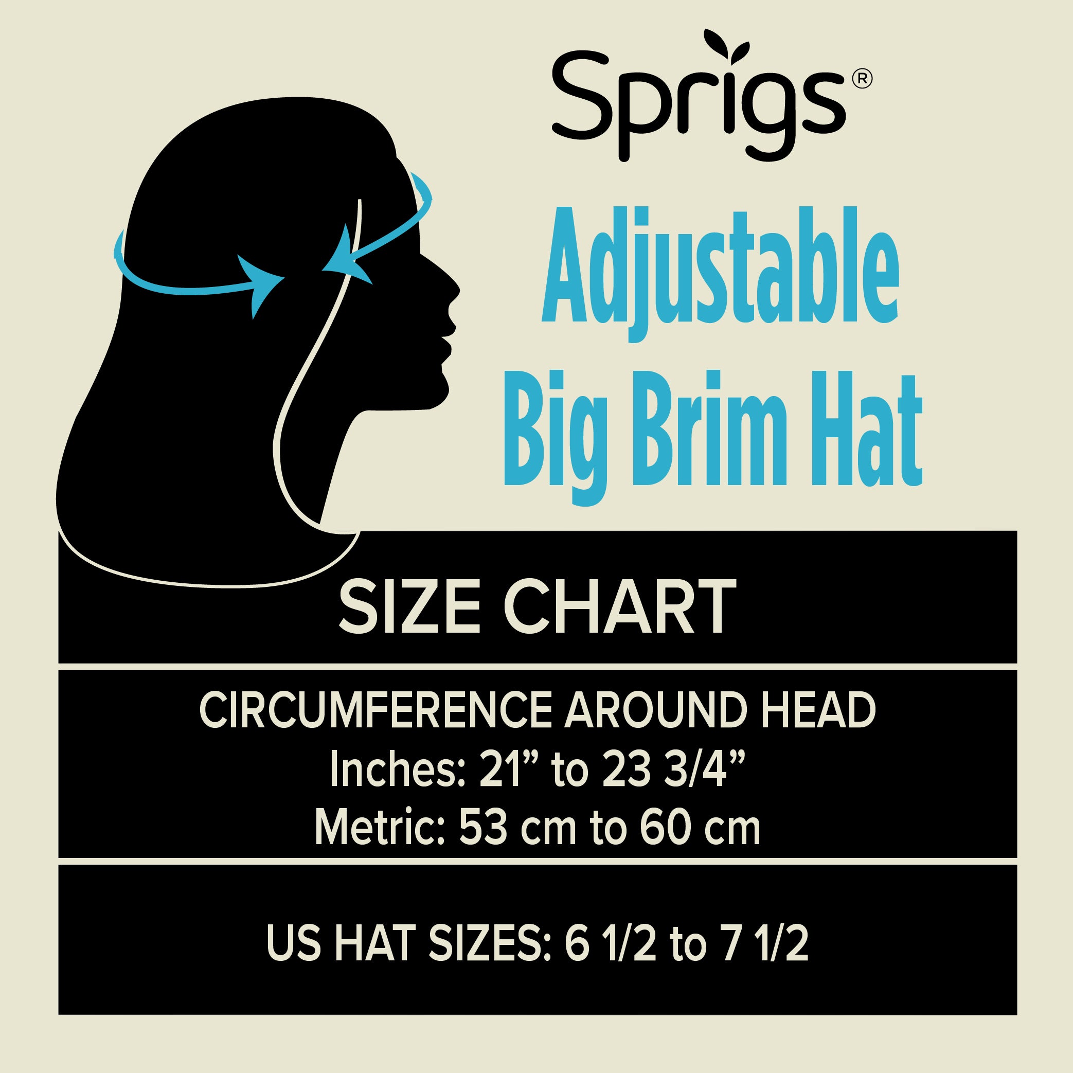 Sprigs Big Brim Hat With Chin Cord